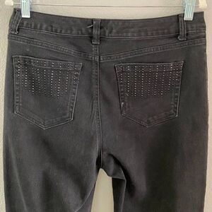 Charter Club Black, Gray Women's Jeans Size 10